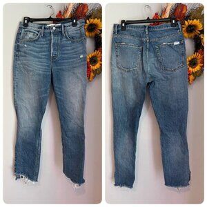 Boyish Womens Jeans THE EARNEST Distressed Frayed Bottom Sz 23 in BELL TOLLS